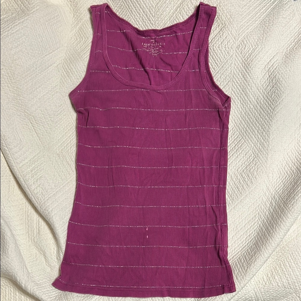 American Eagle Outfitters Women's Purple Tank Top